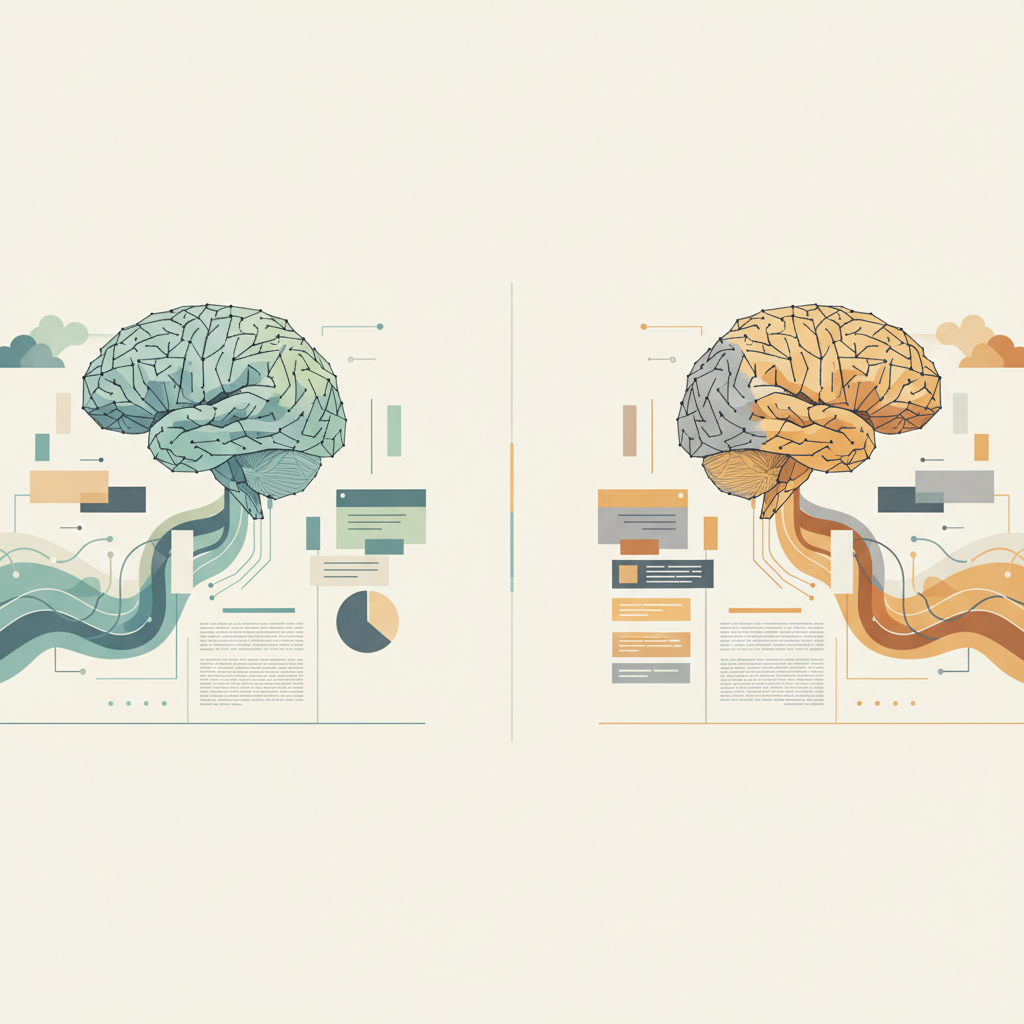 Illustration representing AI content generator: Compare Leading AI Writing Software | Boost Content Productivity